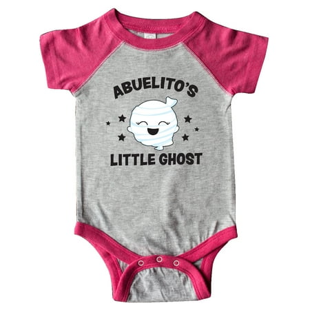 

Inktastic Cute Abuelito s Little Ghost with Stars Gift Baby Girl Bodysuit