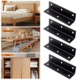 thumbnail image 4 of L-shaped Bracket 10pcs Metal Shelf Bracket Furniture Corner Connector Corner Brace, 4 of 8
