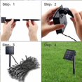 thumbnail image 3 of pitrice 22M 200LEDs Solar Waterproof Solar Outdoor Garden Solar Light Chain Holiday Christmas Tree Garland, 3 of 6