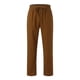 thumbnail image 4 of Pantalones largos para hombre, informales, de lino, con cordón, bolsillos, cinturón elástico, rectos, lisos., 4 of 5