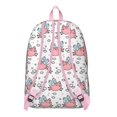 thumbnail image 4 of Watercolor Pig Print Backpack – Cute Farm Animal Pattern Bookbag with Artistic Cartoon Design for Travel, 4 of 5