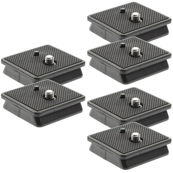 Set of 3 Camera Quick Release Plate Tripod Mount Tray Trail Black
