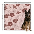 thumbnail image 3 of 2-Count Extra Large Floral Design Pet Training Mats, Washable Reusable Dog Pee Pads 48x48 Inches, Non-Slip Housebreaking Pads for Large Breed Puppy Indoor Potty Area, 3 of 8