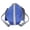 Blue, variant on NFTIGB Blue Basketball Storage Bag with Reflective Strip, Multifunctional Large Capacity Water Resistant Sports Training Backpack for Volleyball and Football (13.8 inches / 35.0 cm)