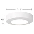 thumbnail image 5 of Commercial Electric 3-Light Plug-in LED White Puck Light Kit with CCT Changing (2700K/3000K/4000K), 5 of 5