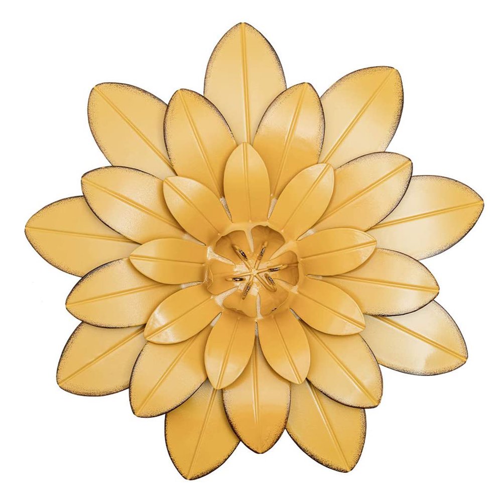 Metal Flower Wall Decor Unbranded 13'' Wall Art Backyard Decorations