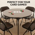 thumbnail image 3 of shiyou-(180cm Round) - Dependable Deluxe Clear Plastic Tablecloth Protector (180cm Round), 3 of 4