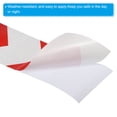 thumbnail image 4 of Unique Bargains Ruban Réfléchissant, 2 Rouleaux 6 Pieds x 10 Pieds Ruban de Sécurité Imperméable pour Remorques, Rouge Blanc, 4 of 6