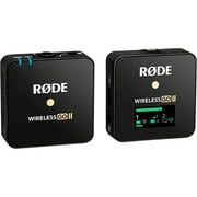 Rode Wireless GO II Single Compact Digital 2.4 GHz Mic System/Recorder (Black)