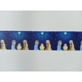 thumbnail image 3 of Grosgrain Ribbon Printed Christmas Nativity Joseph Mary Baby Jesus Star, 3 Yards 7/8 Inch Wide, 3 of 3