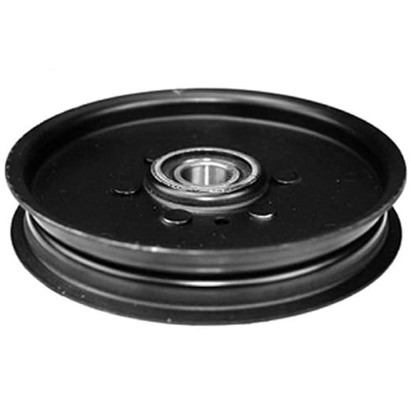 Flat Idler Pulley Compatible with John Deere Models 335 345 325 LX88 LX78 G100 Part AM106627