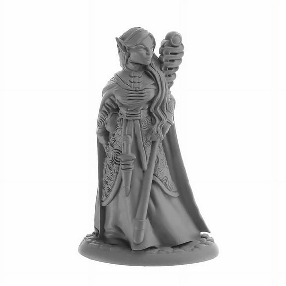 Elf Wizard Anthanelle Miniature 25mm Heroic Scale Figure Dungeon Dwellers Reaper Miniatures