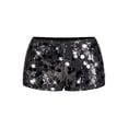 thumbnail image 4 of Sequin Shorts for Women Glitter Sparkly High Waisted Party Mini Shorts Summer Fashion Slim Fit Hot Shorts Clubwear, 4 of 8