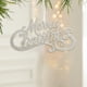 thumbnail image 4 of Decoraciones navideñas, adornos navideños, medalla con letras navideñas para colgar, corona navideña original para colgar, adornos navideños para el árbol de Navidad, letrero de plástico con el alfabe, 4 of 6