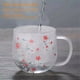 thumbnail image 2 of de Sakura, de Cristal con Filtro Infusor de Té y Tapa, Juego de Tazas de Flores de , de Té de Flores, Vasos de 300Ml para Beber, 2 of 5