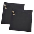 thumbnail image 4 of 2 bolsillos con cremallera para coser, bolsillos interiores para ropa, fácil instalación, interiores para abrigos, billetera pequeña para sudaderas y Negro, 4 of 8
