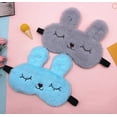 thumbnail image 3 of Linda máscara para dormir de conejo, suave y esponjoso conejito de felpa con los ojos vendados, novedad, antifaz para dormir, cubierta para ojos, para niños, niñas, niños, mujeres, hombres,, 3 of 4