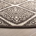 thumbnail image 3 of SAFAVIEH Indoor Outdoor LND132B Linden Natural / Brown Rug, 3 of 7