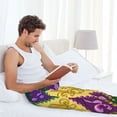 thumbnail image 6 of Picia Mardi Gras4 Mens Soft Woven Cotton Elastic Waistband Sleep Pajama Pant Lounge Sleep Pant With Pockets And Drawstring-X-Large, 6 of 9