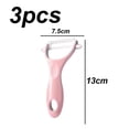thumbnail image 2 of Pelador de cerámica, prevención de óxido, corte de frutas, pelador de patatas, viaje, juego de 3, 2 of 6