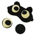 thumbnail image 3 of 1 Pc Máscara de Sueño de Ojos Circulares Amarillos y Negros, Funda Suave para los Ojos para Descansar, 3 of 6