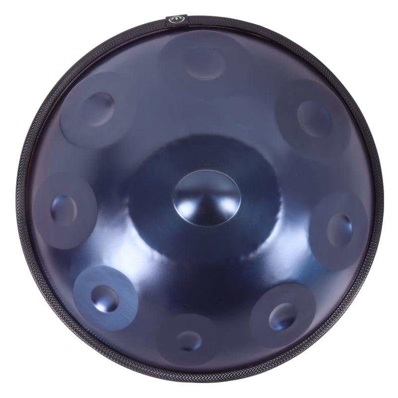 18IN Kurd D Minor 9 Notes Handpan Drum 440HZ Percussion Instrument Steel Tongue Drum