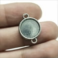 thumbnail image 4 of U8MO 8/20/50X double-sided Cabochon base 12mm Inner Size Connector For jewelry making-20pcs, 4 of 5