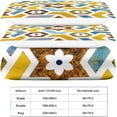 thumbnail image 5 of Moroccan Style Bedding Set 3 Piece Regional Characteristics Printed Microfibre Zip Duvet Cover, 5 of 5