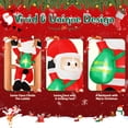 thumbnail image 4 of Papá Noel inflable navideño para escalar en forma de brdJade de 6 pies con luces LED, 4 of 8
