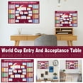 thumbnail image 4 of Qatar World Cup Erasable Football Fixture Poster, Interactive Wall Chart with Team Flags, Bar & Home Decor Schedule Planner UK Time, 4 of 6