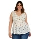 thumbnail image 1 of Blusa Linea A Tallas Extras Zenobia 10957 Blanco Floreado 42, 1 of 6
