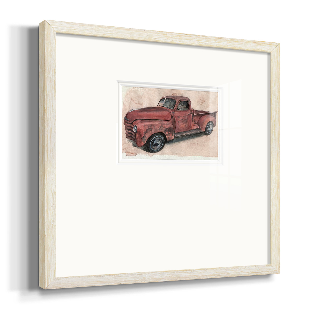 Antique Pickup IPremium Framed Print