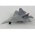 thumbnail image 4 of Lockheed Martin F-22 Raptor Stealth Aircraft Gray "US Air Force YF-22" w/Runway Section Diecast Model Airplane by Runway24, 4 of 7