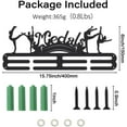 thumbnail image 2 of Gymnastics Medal Hanger Display Sports Gymnastics Floor Exercise Medals Display Rack Wall Mount Ribbon Display Holder Rack Hanger Decor Iron Hooks for 40+ Medals Gifts for Girls and Women, 2 of 6