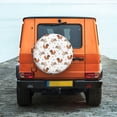 thumbnail image 6 of Yiaed Rabbit And Squirrel Print Tire Wheel Cover, Waterproof Spare Tire Cover Fit for Jeep, Truck,Trailer, RV, SUV, Camper and Most Vehicle-16 inch, 6 of 6