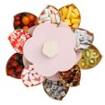 thumbnail image 6 of Bloom Rotating Snack Box Flower Design Candy Food Storage Jewelry Organizer Dried Fruit Box, 6 of 10