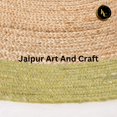 thumbnail image 2 of Jaipur Art And Craft Handmade Oval Shape Jute Area Rug with Green Border Design for Home Décor Rug Size - (8x11 Sq Feet), (96x132 Inches), (240x330 CM), 2 of 6