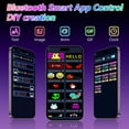thumbnail image 4 of Señal LED ILEDSHOW de 71 x 13 cm con control de aplicación Bluetooth brillante, 4 of 7
