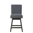 thumbnail image 5 of New Classic Furniture High Line Wood Counter Table & 6 Swivel Stools in Gray, 5 of 11