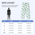 thumbnail image 2 of Mens Pajama Pants - Soft Sleep & Lounge Pants for Men, Train Pattern green Cuteness Casual PJ Bottoms Pants with Pockets, 2 of 5