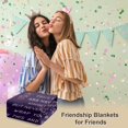 thumbnail image 2 of Friend Throw Blanket Gifts for Women Unique Friend Birthday Gifts for Women Friendship Blankets and Throws Friendship Gifts for Women Friend Christmas Blankets for Friends Graduation Wedding 30x40", 2 of 6