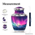 thumbnail image 2 of KARYLIZ Aurora Borealis Cremation Urn Human Ashes - Small Urns For Human Ashes Keepsake - Memorial Keepsake - Urn For Human Ashes Adult Men - Urn Box - Burial Urns For Adult Human Ashes (10" & 3"), 2 of 2