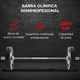 thumbnail image 2 of Barra Olímpica X-Rush 1.5 m Acero Cromado Soporta 300 Lb Con Agarre Antideslizante Para Gimnasio En Casa, 2 of 7