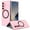 Pink, variant on Allytechgroup Magnetic Case for Samsung Galaxy Z Fold 7, Support Wireless Charging Slim Lightweight Non-Slip Glossy Back Cover Shock-Absorbent Anti-Scratch PC Shell for Women Men, Black