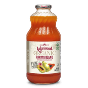 Lakewood Organic Brand Papaya Blend, Not from concentrate Juice, 32 fl oz