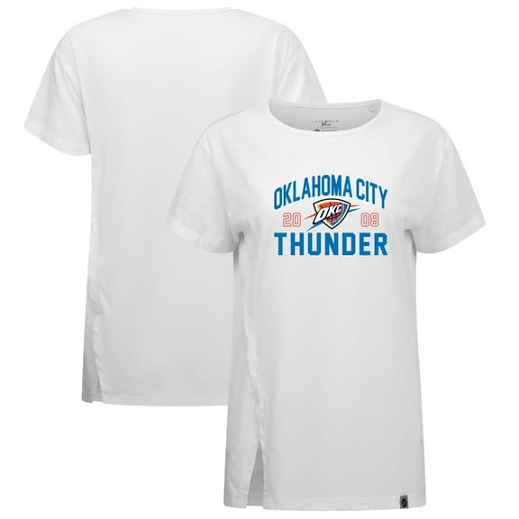 Women's Levelwear White Oklahoma City Thunder Influx T-Shirt