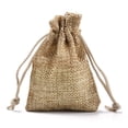 thumbnail image 4 of 250pc Burlap Packing Pouches Drawstring Bags Lemon Chiffon 9x7cm, 4 of 4