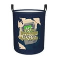 thumbnail image 1 of DouZhe Waterproof Collapsible Large Laundry Baskets, Blue Be Brave Gamepad Prints Circular Hamper with Handles, 1 of 7