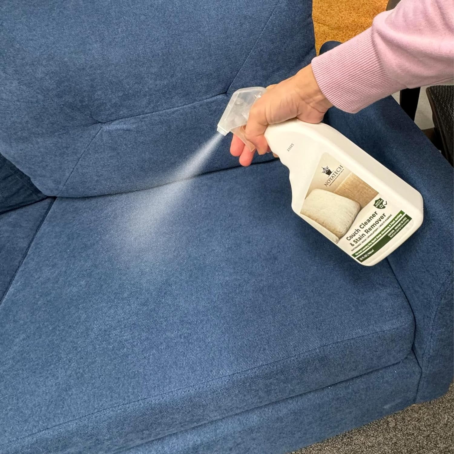 Couch Cleaner and Stain Remover. For sofas car upholstery carpets rugs mattresses dining chairs all Fabrics. Safe for kids and pets. Hypoallergenic Walmart