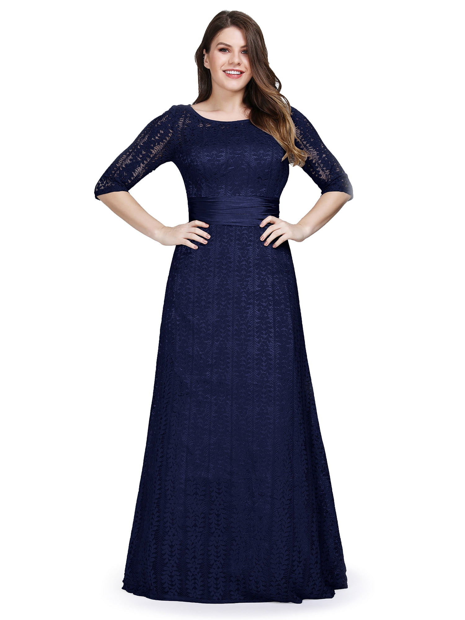 Ever-Pretty Formal Long Sleeve Prom Gown Bridesmaid Dresses Evening Party 08878 